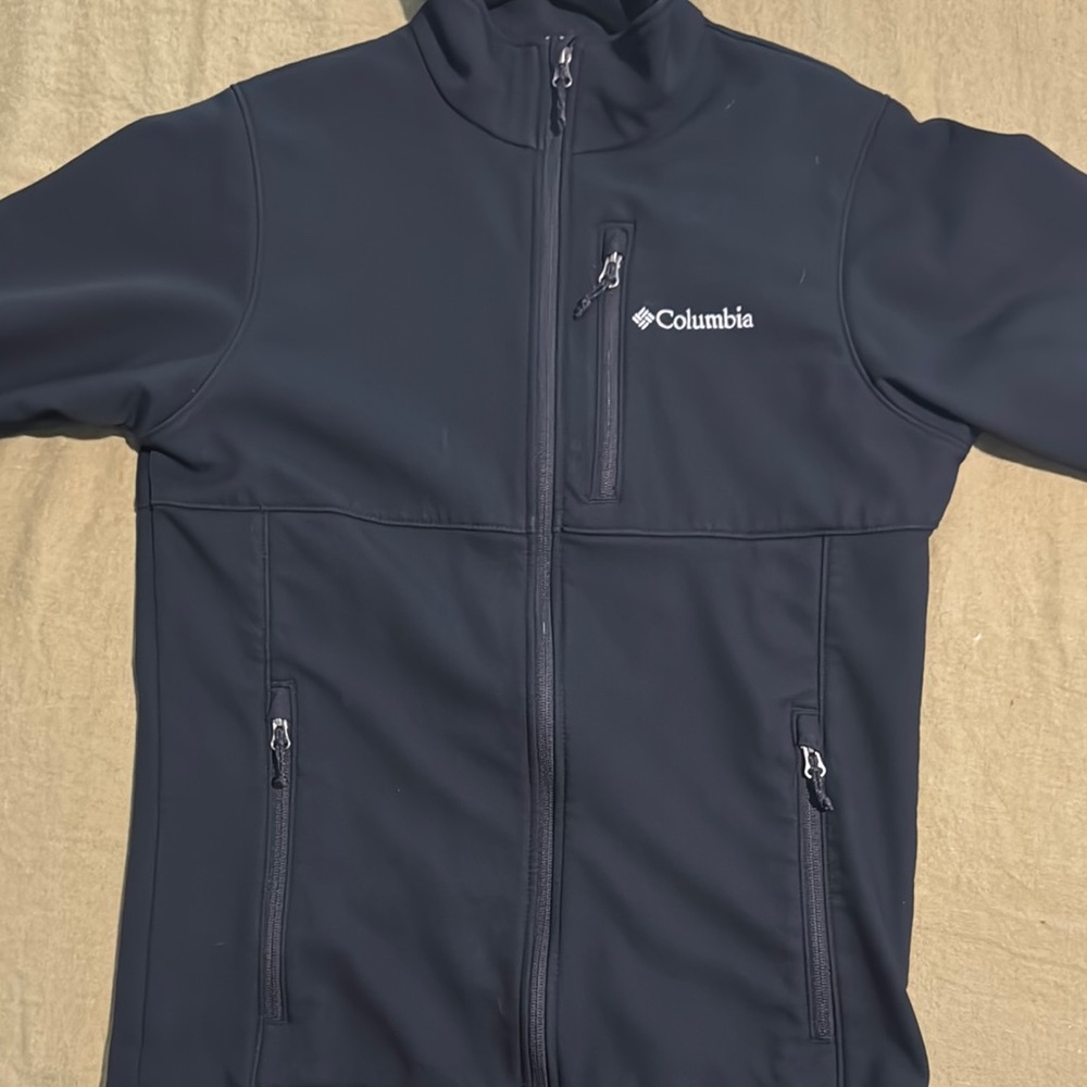 Columbia Black Full-Zip Jacket